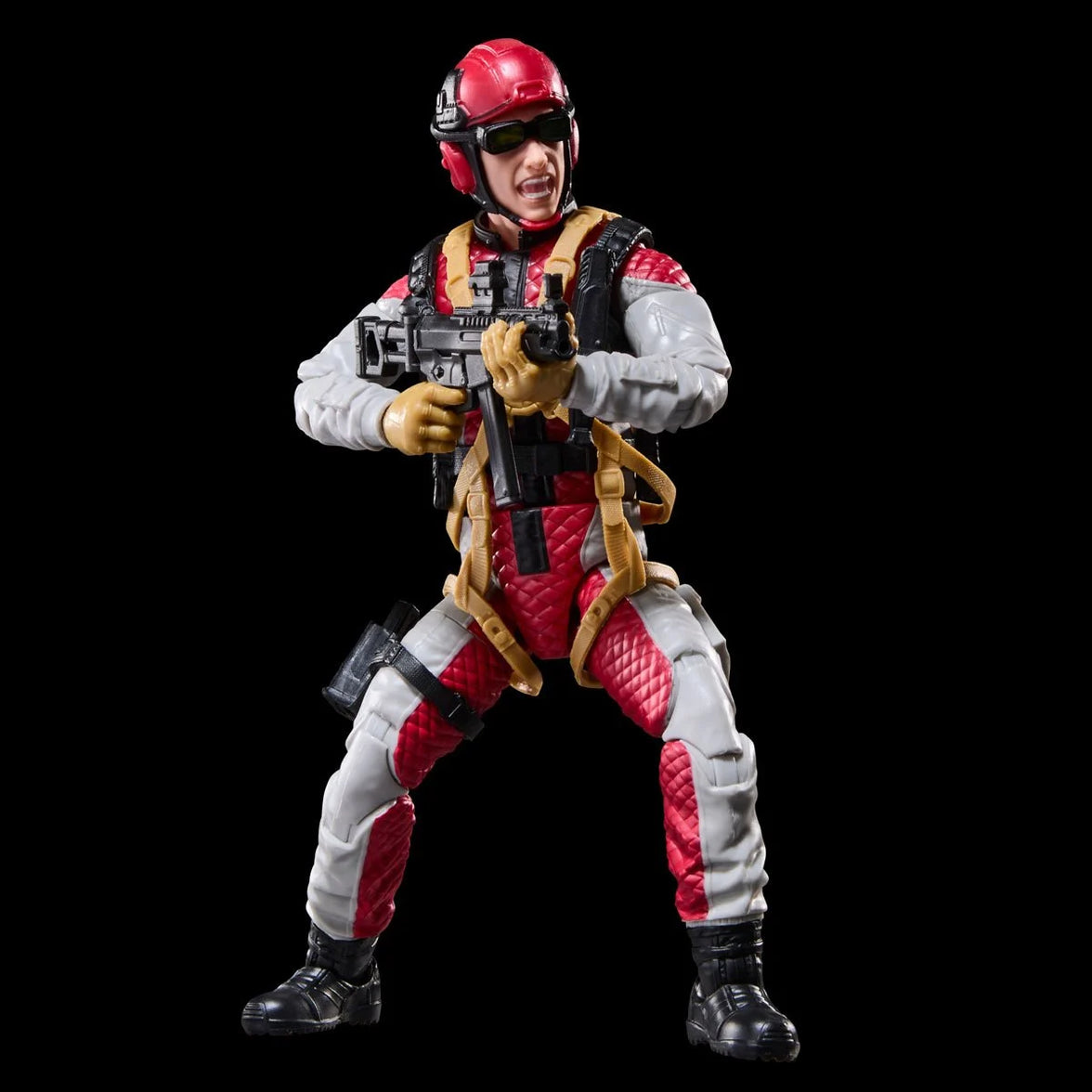 David “Crazylegs” Thomas "Retro Cardback" G.I. Joe Classified Series 6 inch Action Figure by Hasbro in combat pose