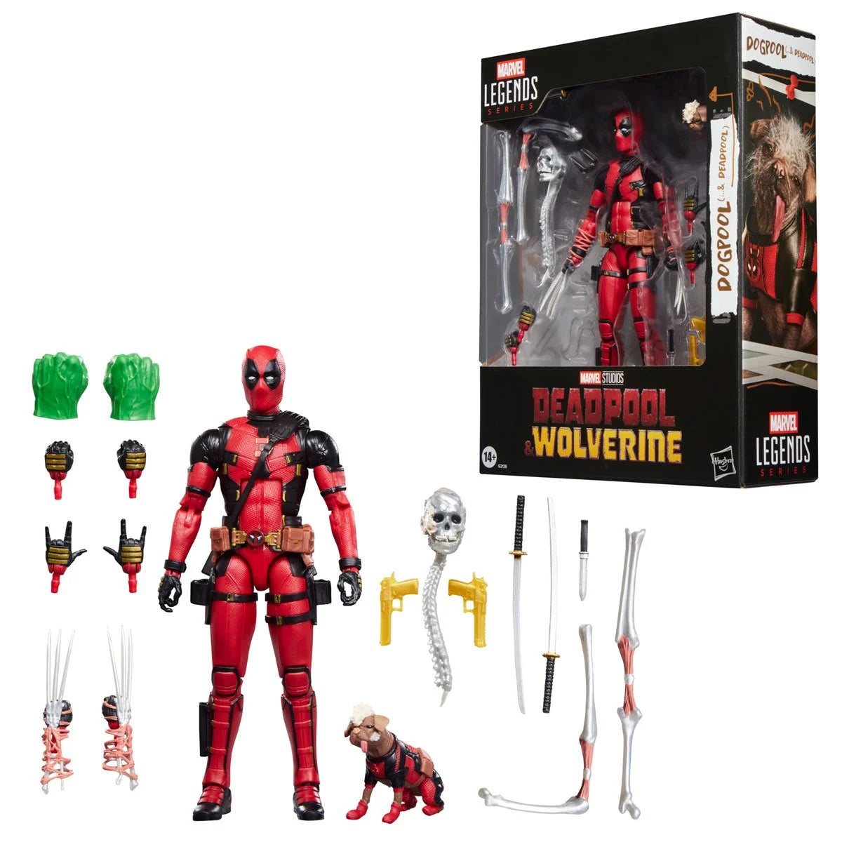 Deadpool & Dogpool Marvel Legends 6-Inch Action Figure 2‑Pack new in box collectible set by Hasbro with accessories