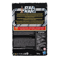 Death Squad Commander Star Wars Retro Collection Action Figure in case ANH by Kenner retro packaging back panel