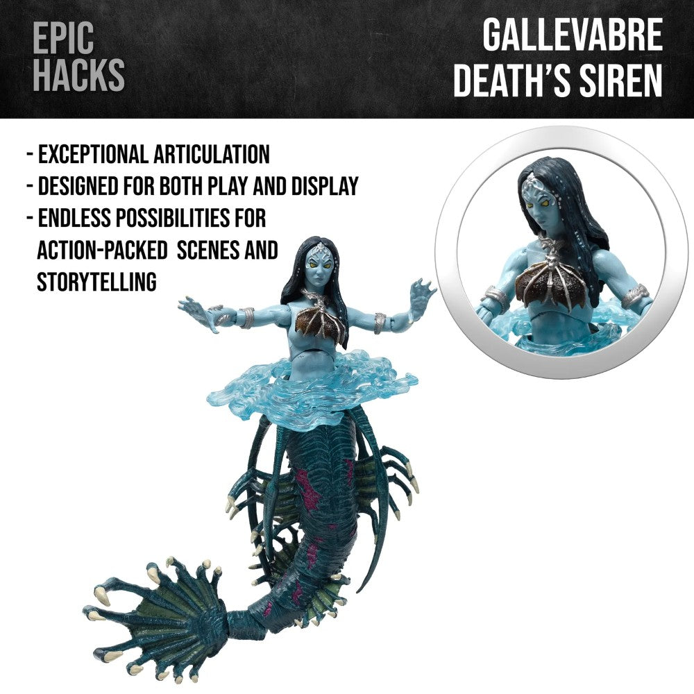 Gallevarbe – Death’s Siren Court of the Dead Action Figure - 1:18 Scale (7") by Boss Fight Studio Llc, articulated poseable figure