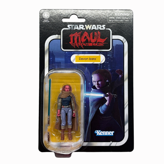Hasbro Devon Izara 3 3/4-Inch Action Figure - Star Wars The Vintage Collection in Kenner packaging