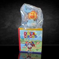 Bubble figure from The Amazing Digital Circus Main Character Series by Glitch, sealed in plastic on colorful box