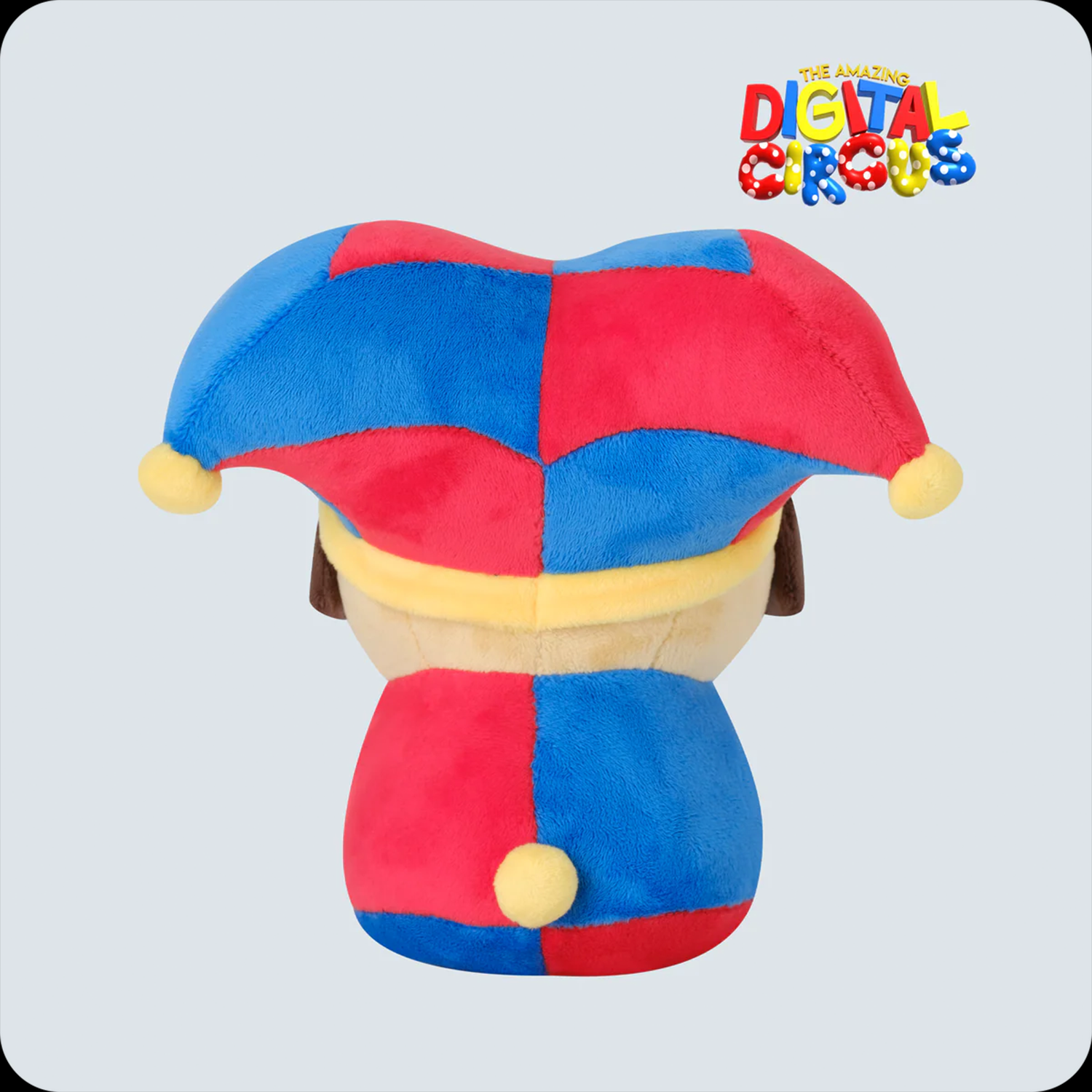 Pomni Hampster Plush The Amazing Digital Circus 12" Soft Plush Toy New With Tags Glitch Authentic back view colorful jester hat