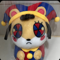 Pomni Hampster Plush The Amazing Digital Circus 12" Soft Plush Toy New With Tags Glitch Authentic in jester costume