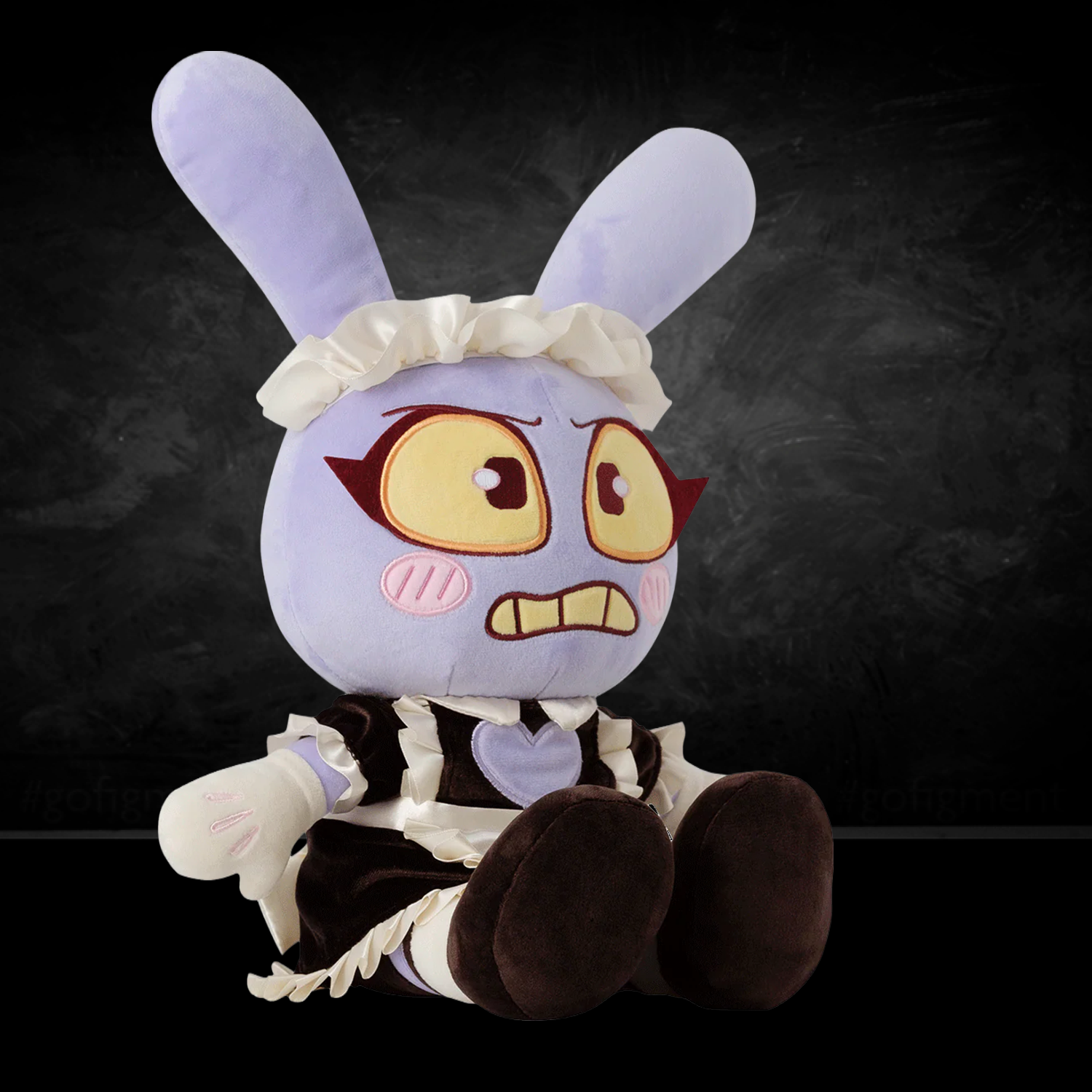 Jax in Maid Outfit The Amazing Digital Circus 11" Soft Plush Toy New With Tags Glitch Authentic plush character sitting with expressive face