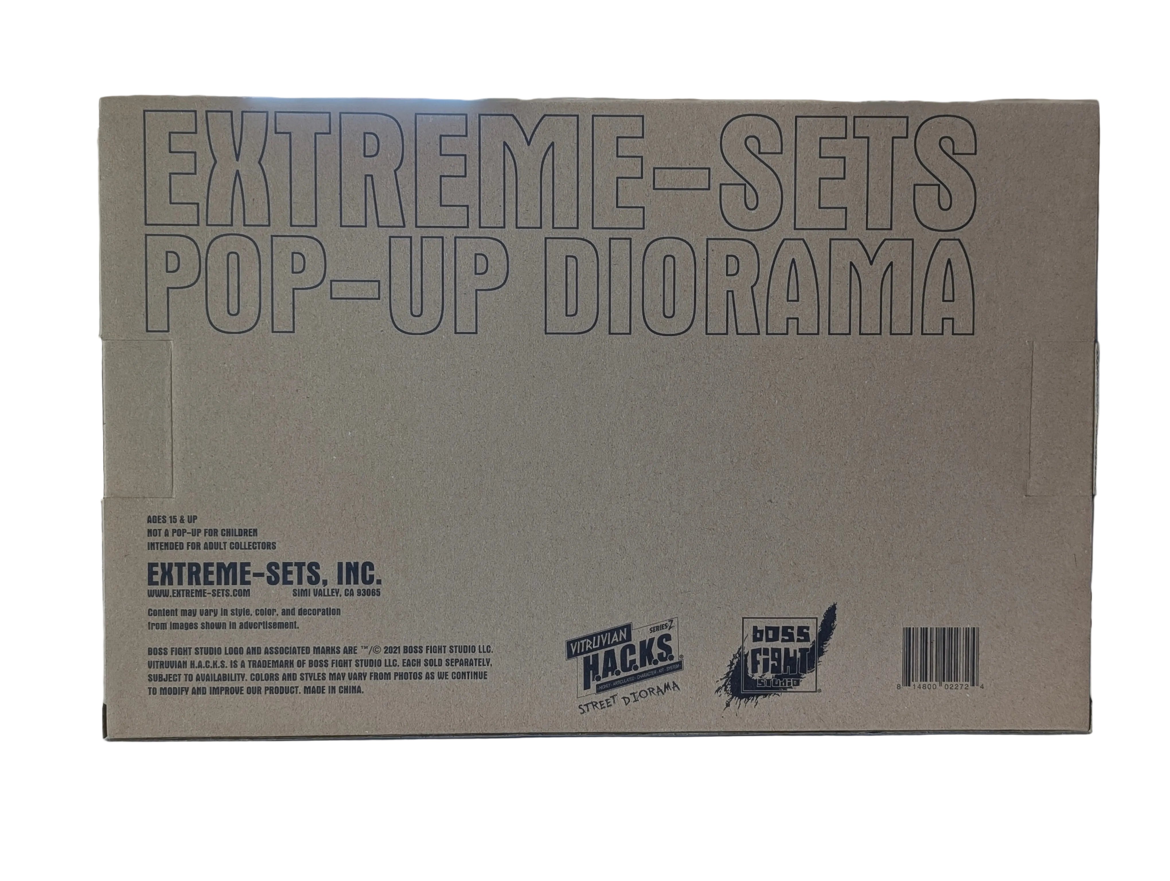 Vitruvian H.A.C.K.S. Series Z Zombie Diorama 1/18 Scale Street - Ultimate Zombie Prop by Boss Fight Studio Llc new in box