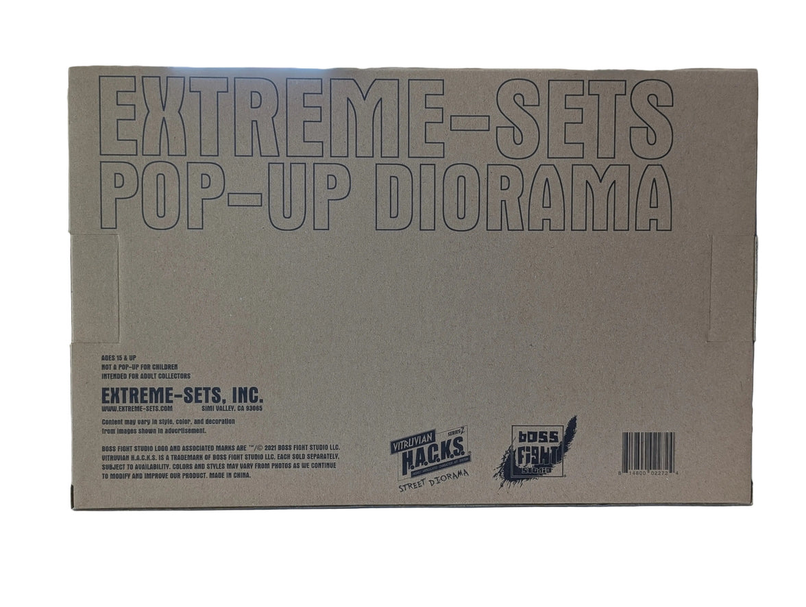 Vitruvian H.A.C.K.S. Series Z Zombie Diorama 1/18 Scale Street - Ultimate Zombie Prop by Boss Fight Studio Llc new in box
