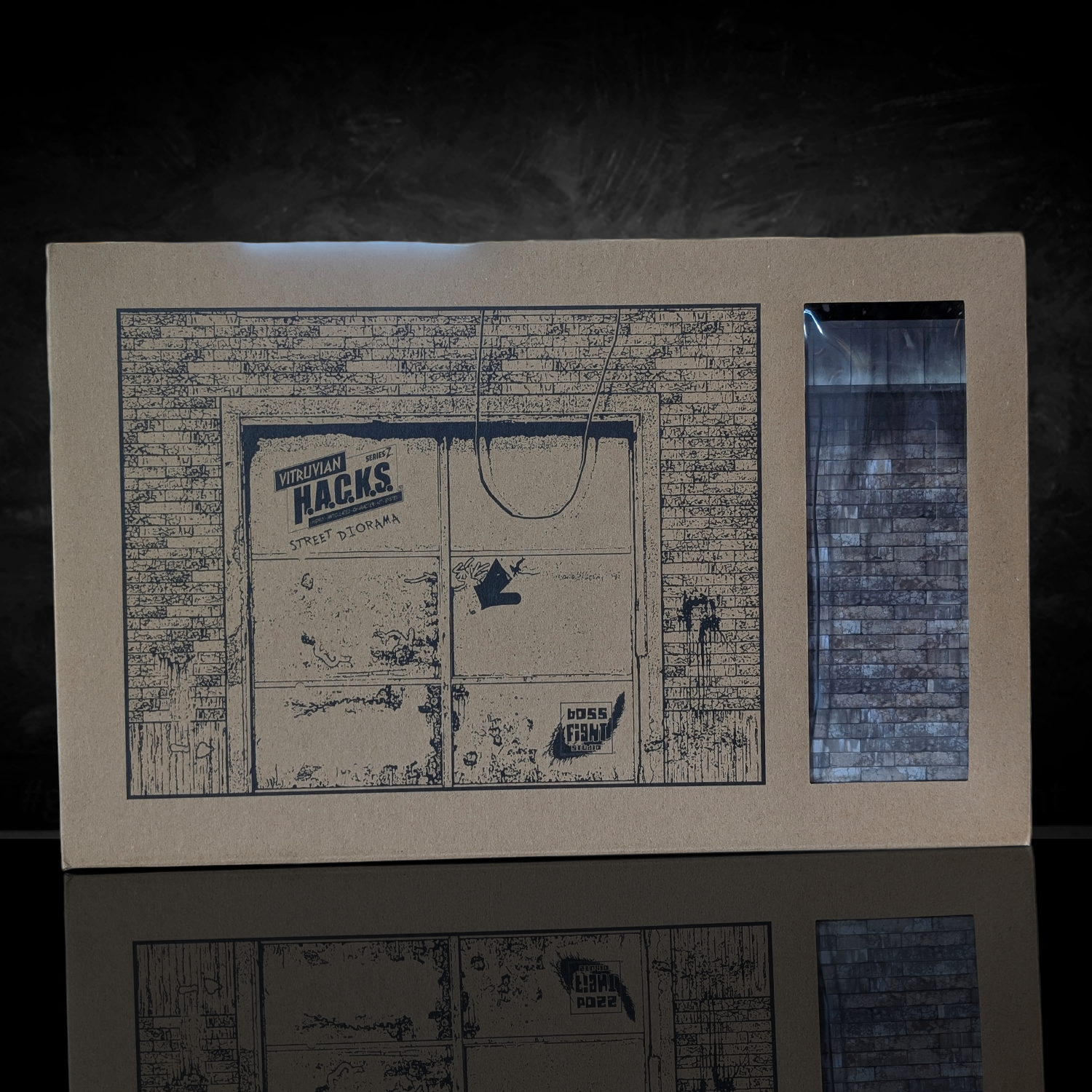 Vitruvian H.A.C.K.S. Series Z Zombie Diorama 1/18 Scale Street - Ultimate Zombie Prop new in box by Boss Fight Studio Llc