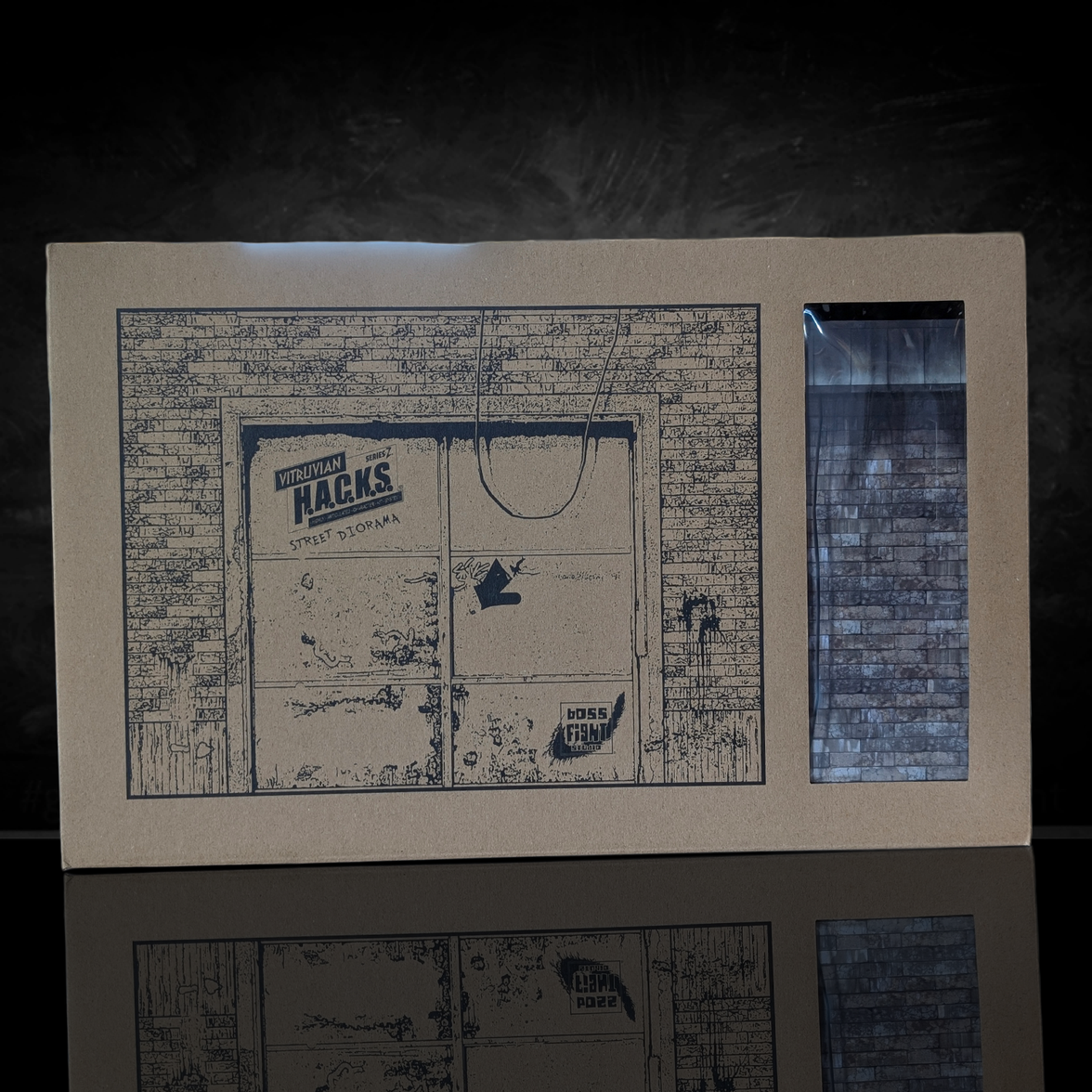 Vitruvian H.A.C.K.S. Series Z Zombie Diorama 1/18 Scale Street - Ultimate Zombie Prop new in box by Boss Fight Studio Llc