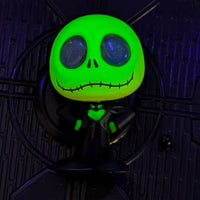 Go Figment Disney Doorables black light figure featuring glowing green Jack Skellington from The Nightmare Before Christmas series