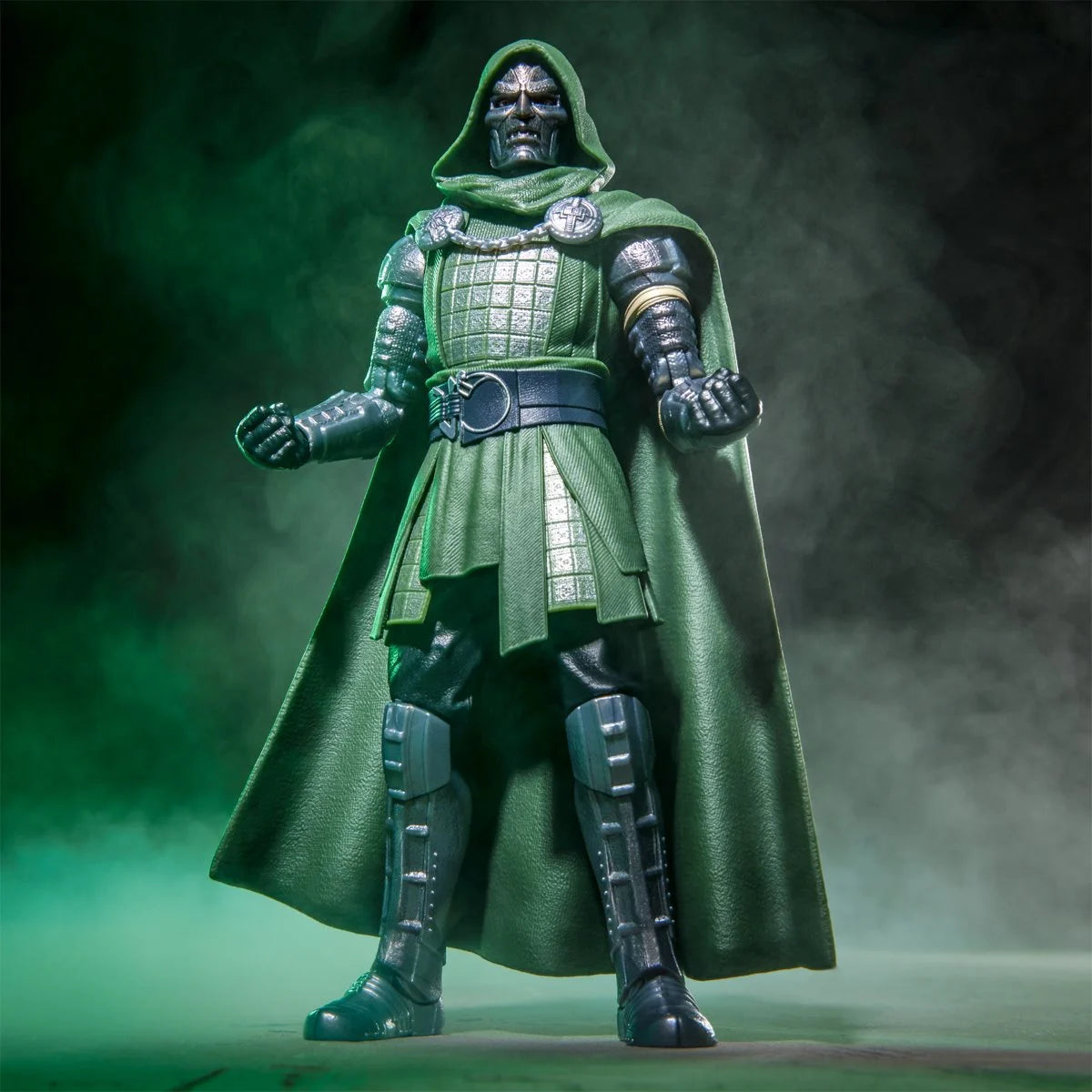 Doctor Doom Avengers Doomsday Marvel Legends Series Action Figure by Hasbro 6 Inch in green armor