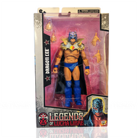 Dragon Lee Legends of Lucha Libre Premium 1:12 Scale 6" Action Figure by Boss Fight Studio Llc in collectible packaging