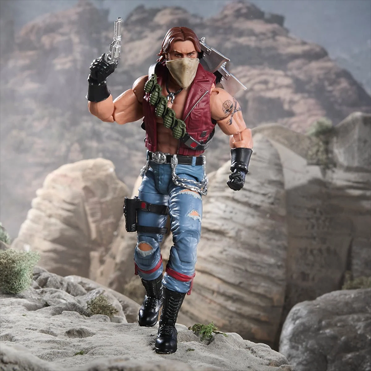 Highly detailed 6-inch Monkeywrench action figure by Hasbro in an adventure pose with weapon accessories and rugged outfit.