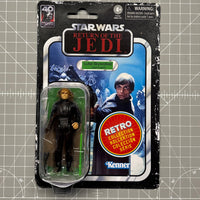 Luke Skywalker Jedi Star Wars Retro Collection Action Figure 1:18 ROTJ by Kenner in carded packaging