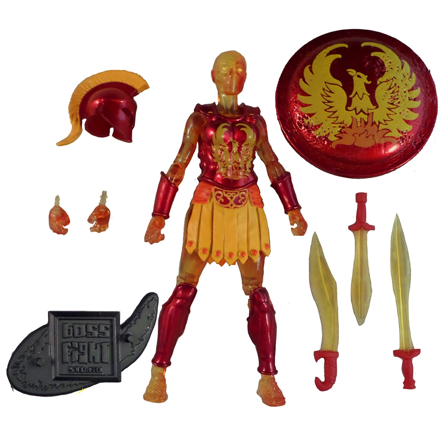 Vitruvian H.A.C.K.S. Eos Warrior 4" Action Figure - Spartan Fire Fighter with accessories by Boss Fight Studio Llc new in box