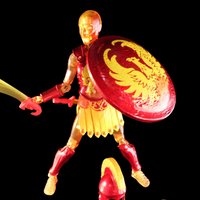 Vitruvian H.A.C.K.S. Eos Warrior 4" Action Figure - Spartan Fire Fighter by Boss Fight Studio Llc new in box 3.75" scale