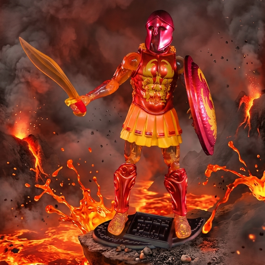 Vitruvian H.A.C.K.S. Eos Warrior 4" Action Figure - Spartan Fire Fighter by Boss Fight Studio Llc new in box