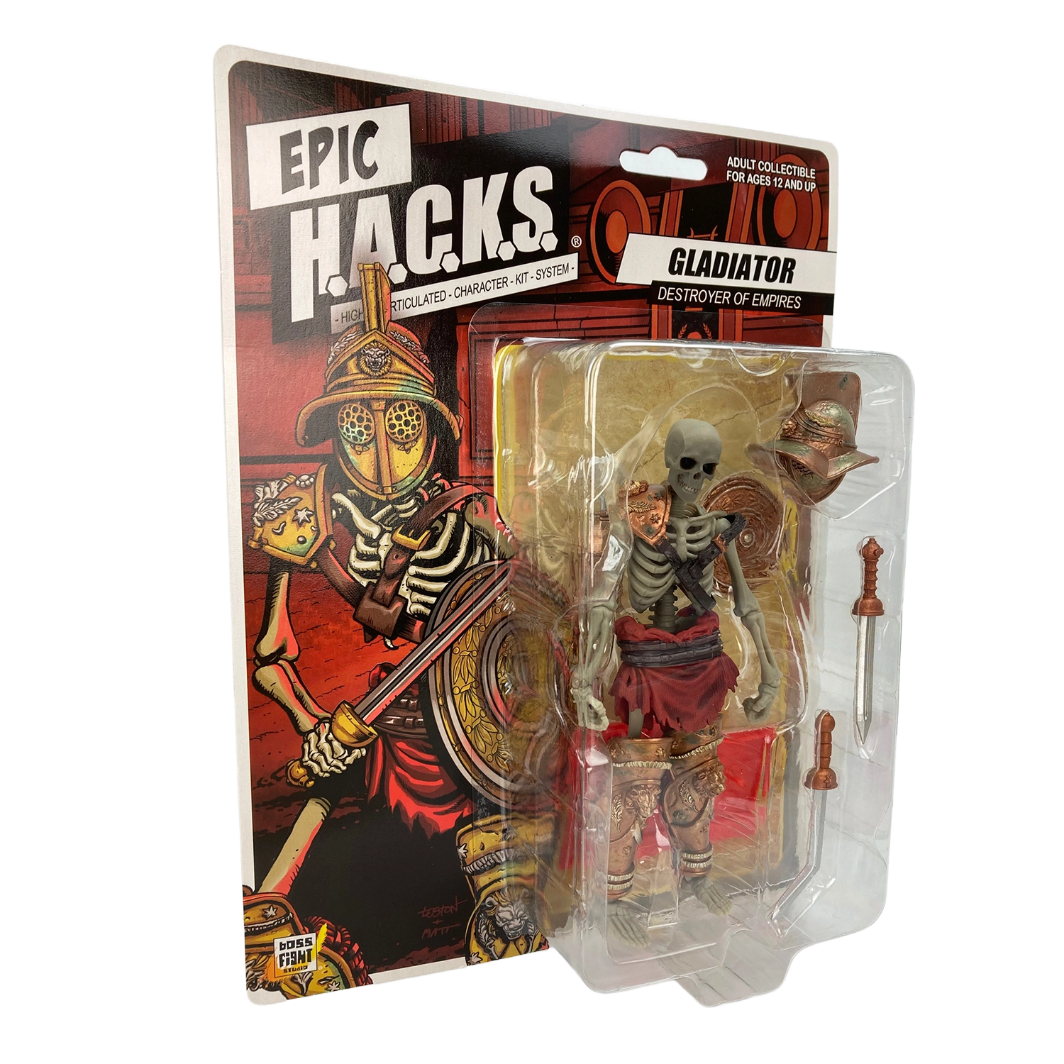 Gladiator: Destroyer of Empires (Epic H.A.C.K.S.) 6" Action Figure new in box by Boss Fight Studio Llc