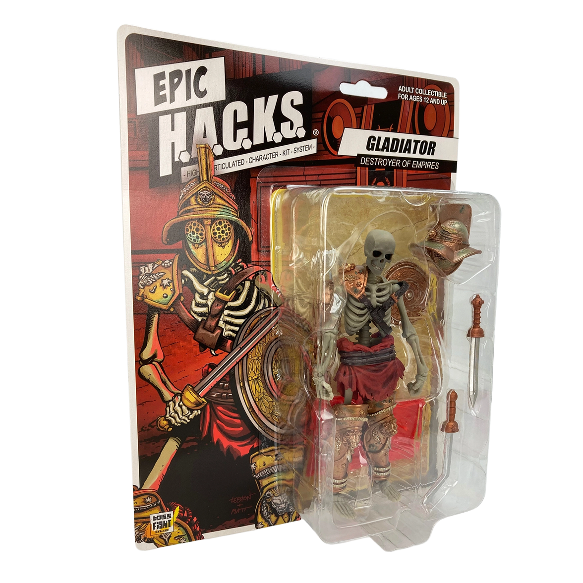 Gladiator: Destroyer of Empires (Epic H.A.C.K.S.) 6" Action Figure new in box by Boss Fight Studio Llc