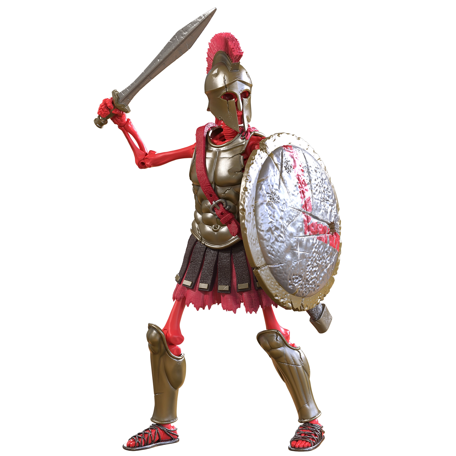 Gladiator: Destroyer of Empires (Epic H.A.C.K.S.) 6" Action Figure – Oversized undead warrior with armor and weapons by Boss Fight Studio Llc new in box