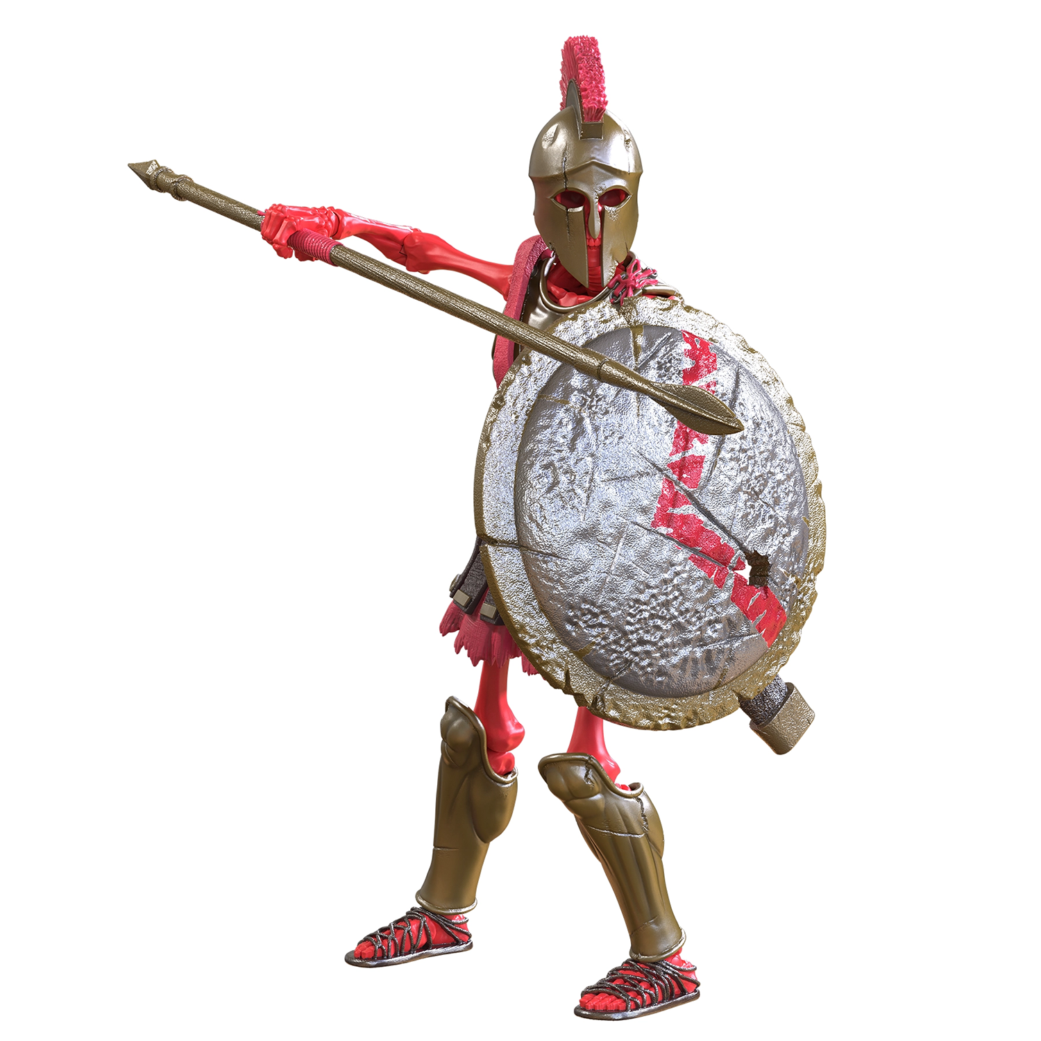 Gladiator: Destroyer of Empires (Epic H.A.C.K.S.) 6" Action Figure – Oversized 1:12 Scale Undead Combatant by Boss Fight Studio Llc
