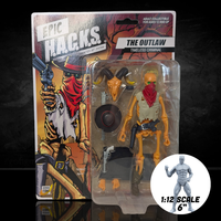 Outlaw: Timeless Criminal (Epic H.A.C.K.S.) 6" Action Figure – Oversized 1:12 Scale Undead Gunslinger by Boss Fight Studio Llc new in box