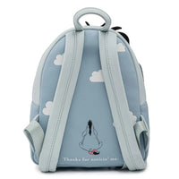 Eeyore Winnie the Pooh Loungefly Cosplay Mini-Backpack New with blue clouds, character tail, and "Thanks for noticin' me" quote by Loungefly