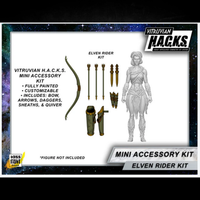 1:18 Scale Elven Mini Gear Kit (Bow, Quiver and Blade Pack for 3.75" - 4" Figures) by Boss Fight Studio Llc new in box