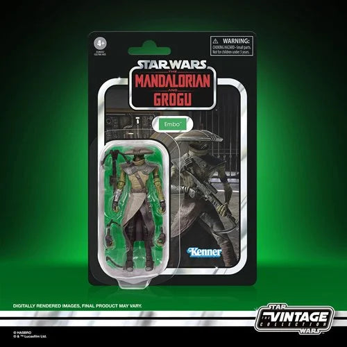 Embo 3.75-Inch Action Figure by Hasbro in Star Wars vintage-style packaging