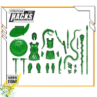Vitruvian H.A.C.K.S. Accessory-Kits: U-PICK Premium Accessory Sets with detailed emerald green parts by Boss Fight Studio Llc