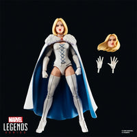 Hasbro Marvel Legends 6-inch Emma Frost action figure with alternate head and hands from X-Men 97 series