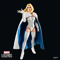 Hasbro Marvel Legends 6-inch Emma Frost action figure from X-Men 97 with detailed sculpt and articulation