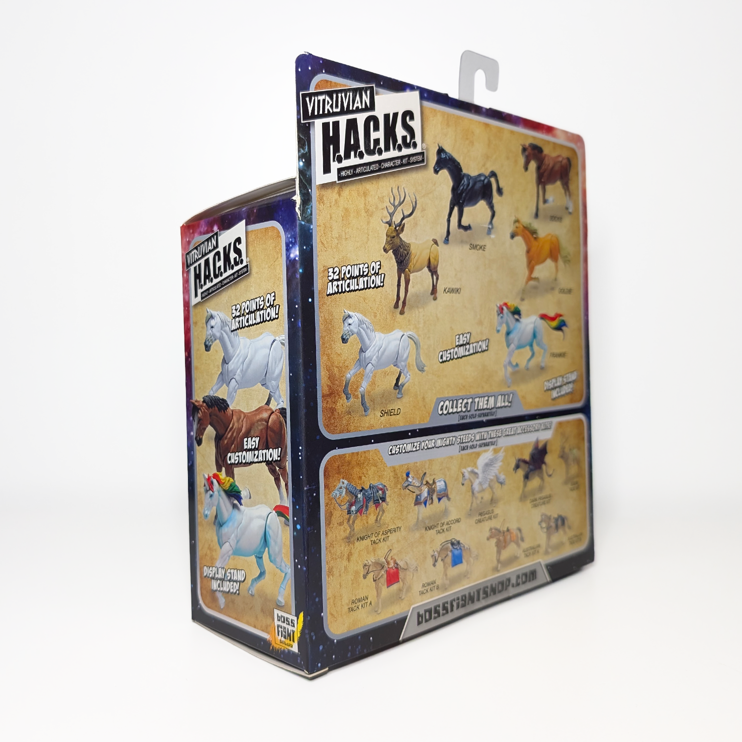 Mighty Steeds Kawiki Elk 1:18 Scale Vitruvian HACKS Compatible Articulated NIB by Boss Fight Studio Llc in collectible box