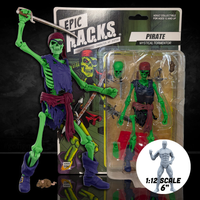 Pirate: Mystical Tormentor (Epic H.A.C.K.S.) 6" Action Figure – Oversized 1:12 Scale Undead Marauder by Boss Fight Studio Llc new in box