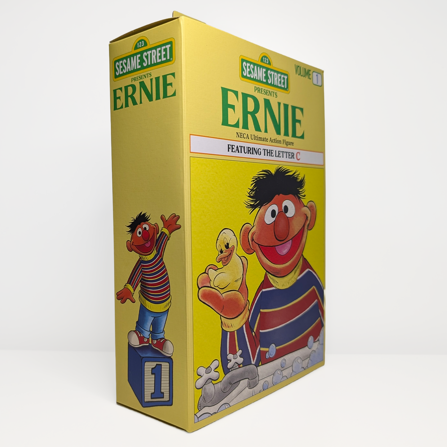 Ernie - Sesame Street Ultimate NECA 7-Inch Scale Action Figure new in box with colorful packaging and character art
