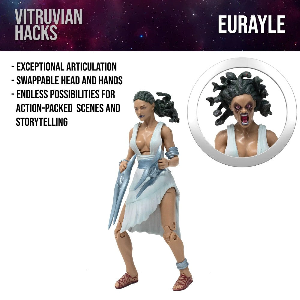 Eurayle Youngest Gorgon Sister Vitruvian H.A.C.K.S. Action Figure Boss Fight Studio Llc new in box 3.75 inch scale