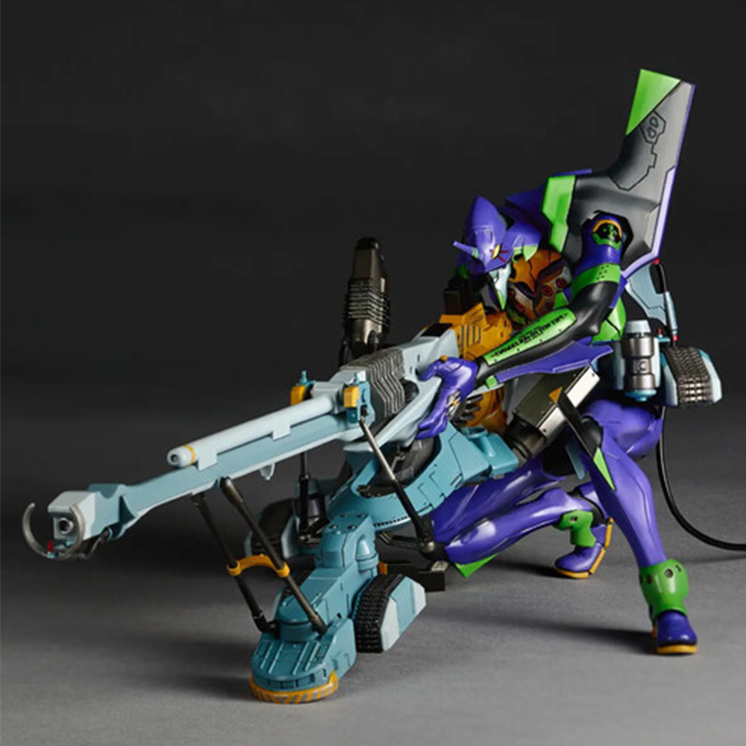 Evangelion Unit-01 Kaiyodo ARTPLA Operation Yashima 360mm Plastic Model Kit with artillery equipment
