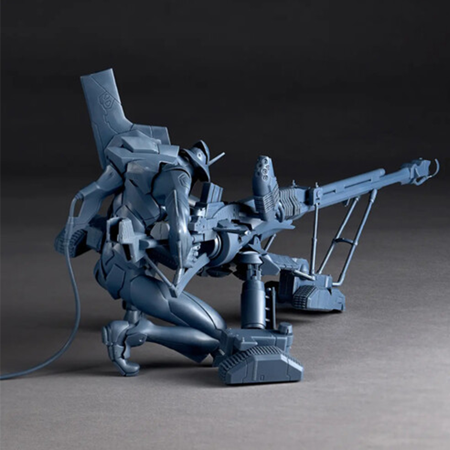 Evangelion Unit-01 Kaiyodo ARTPLA Operation Yashima 360mm Plastic Model Kit assembled figure aiming a rifle