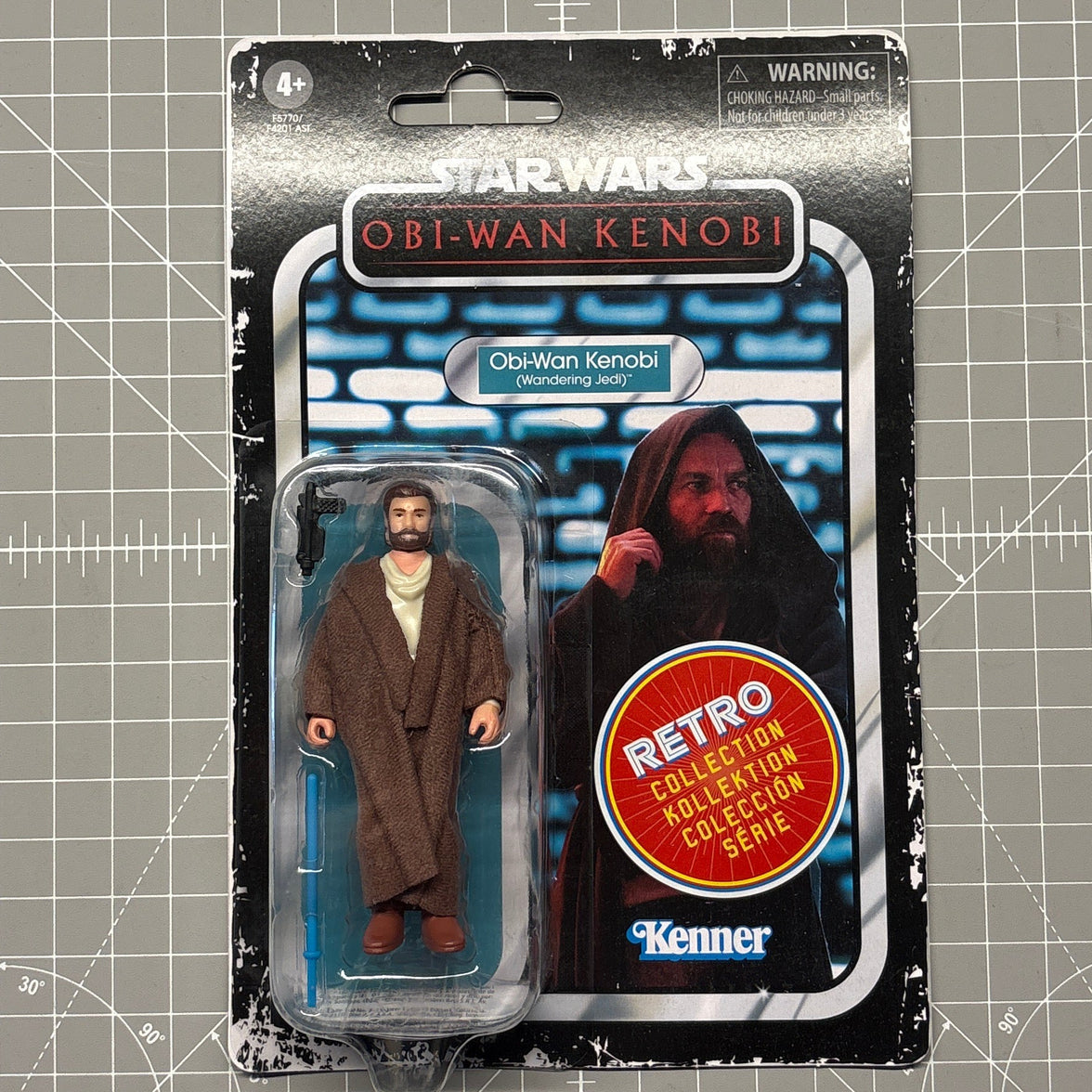 Wandering Jedi Star Wars Retro Collection Action Figure in case Obi-Wan packaged Kenner collectible