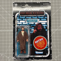 Wandering Jedi Star Wars Retro Collection Action Figure in case Obi-Wan packaged Kenner collectible