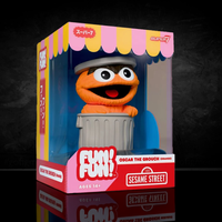 Sesame Street Oscar the Grouch (Orange) FUN! FUN! Vinyl Figure new in box by Super7 collectible toy