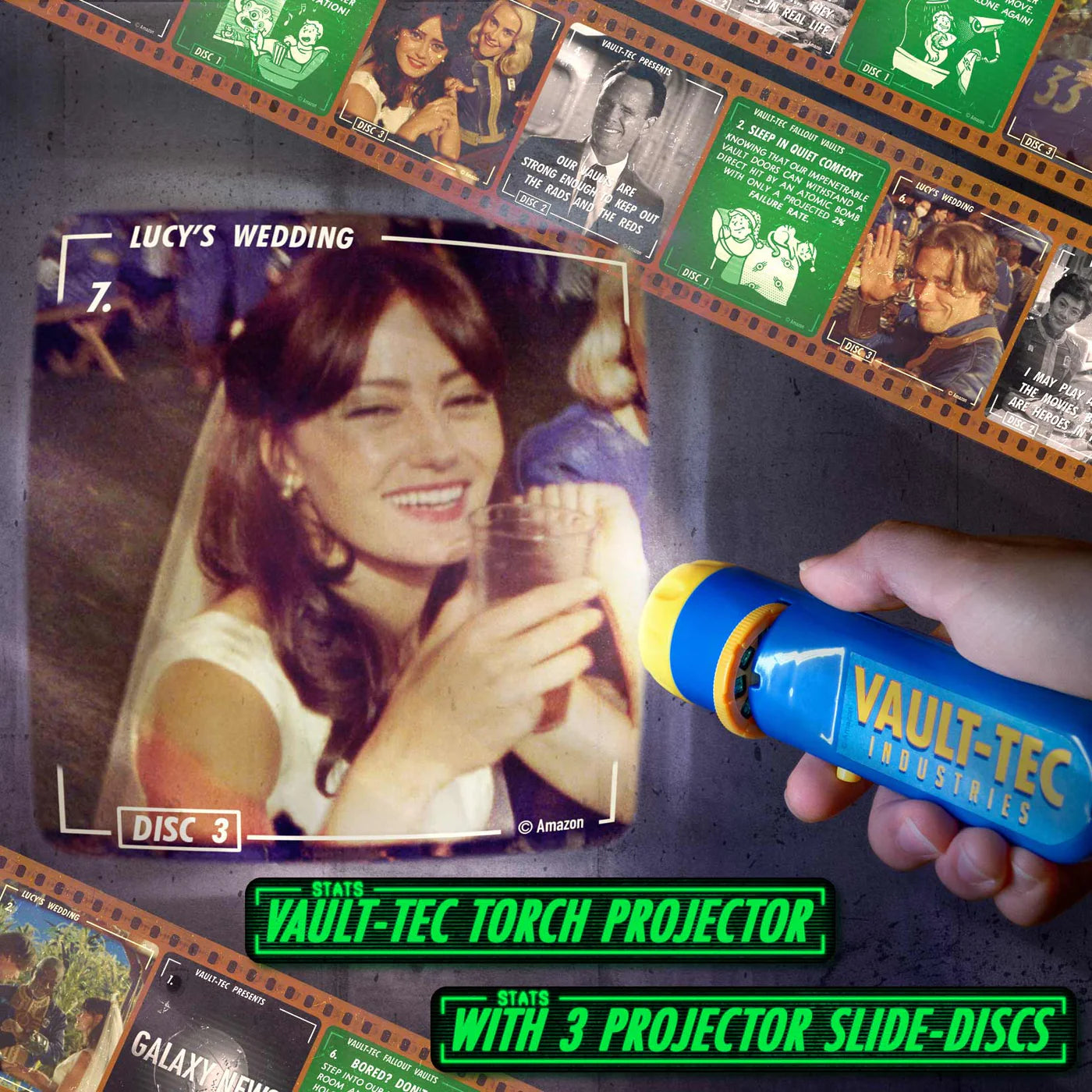 Fallout - Lucy's Dwellers Kit: Exclusive Vault 33 Collector's Box Set with Vault-Tec torch projector by Doctor Collector mint condition