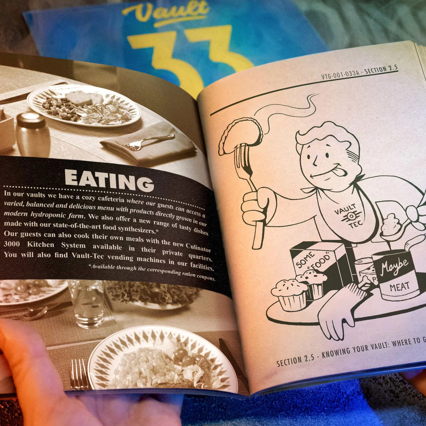 Fallout - Lucy's Dwellers Kit: Exclusive Vault 33 Collector's Box Set with Vault-Tec cafeteria eating guide by Doctor Collector mint condition