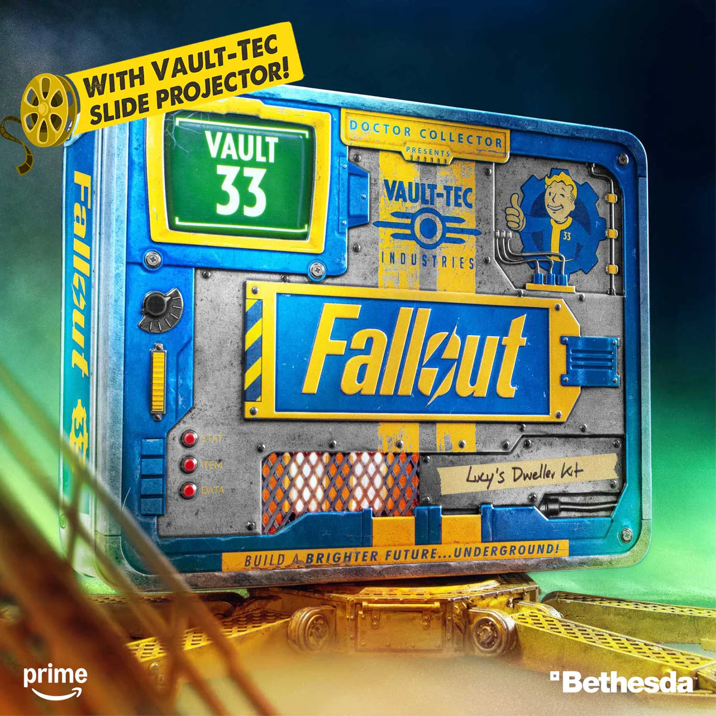 Fallout - Lucy's Dwellers Kit: Exclusive Vault 33 Collector's Box Set by Doctor Collector new in box with slide projector