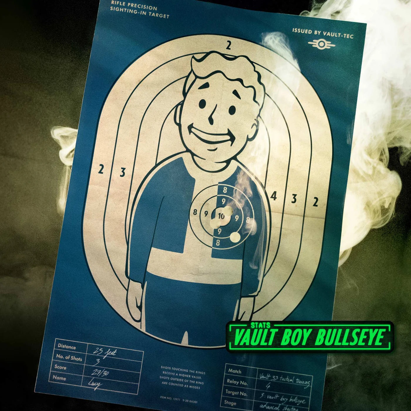 Fallout - Lucy's Dwellers Kit: Exclusive Vault 33 Collector's Box Set with Vault Boy bullseye target by Doctor Collector