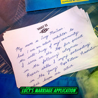 Fallout - Lucy's Dwellers Kit: Exclusive Vault 33 Collector's Box Set with handwritten marriage application card by Doctor Collector