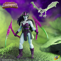 Fell Necromancer: Immortal Champions 5.5-Inch Action Figure by Boss Fight Studio Llc with scythes and skeletal dragon