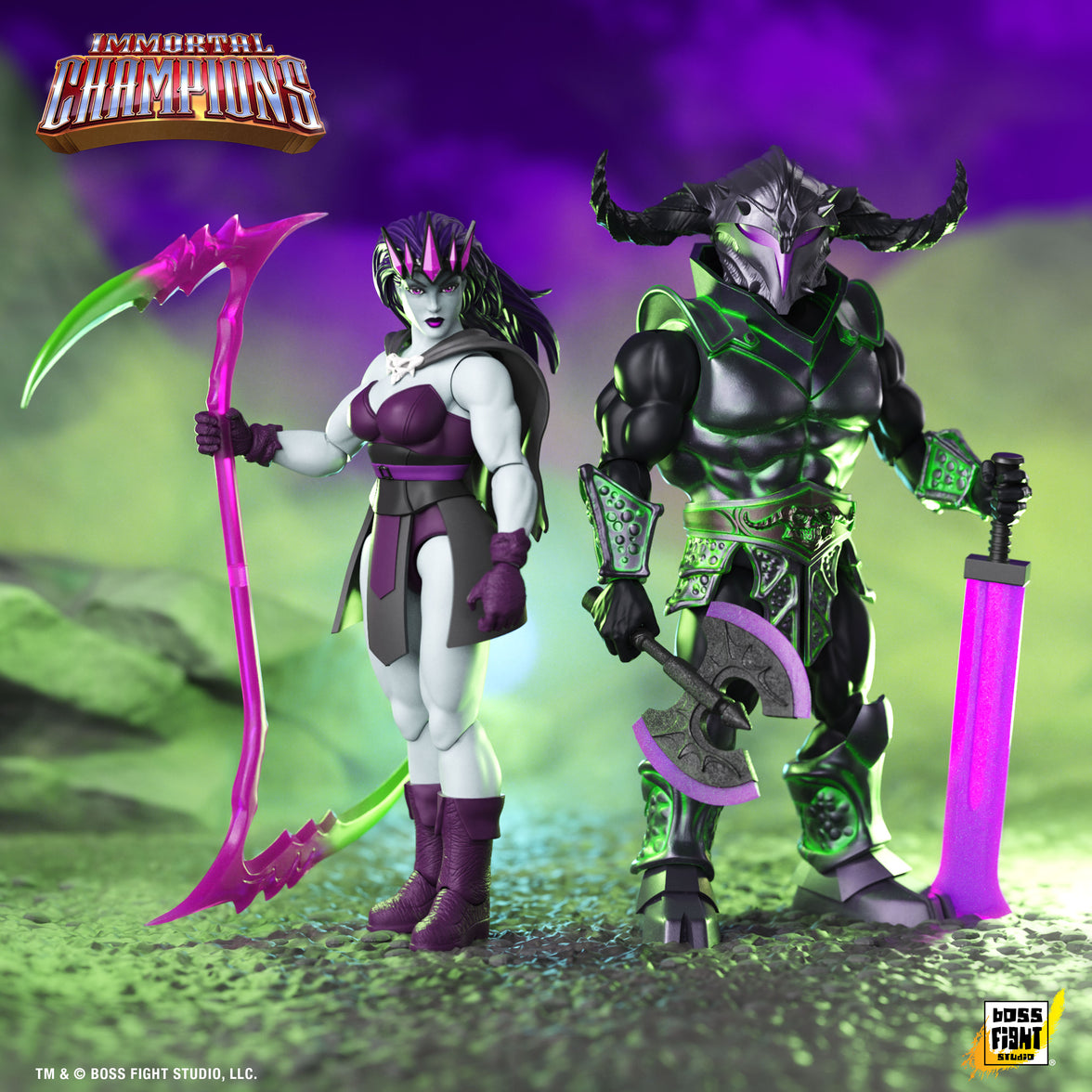 Fell Necromancer: Immortal Champions 5.5-Inch Action Figure by Boss Fight Studio Llc