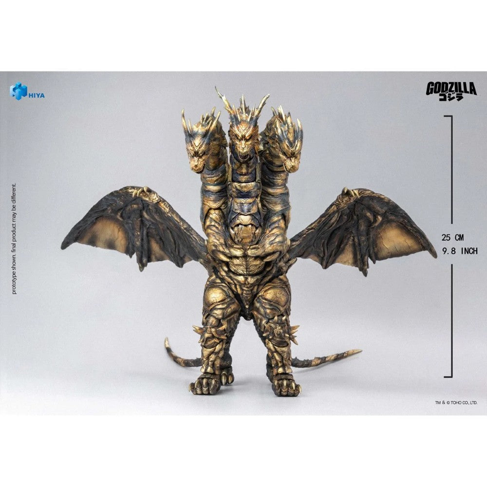 Keizer Ghidorah Exquisite Basic Series None Scale 14-Inch Action Figure Godzilla Final Wars by Exquisite in metallic gold and black colors