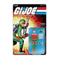 Flash G.I. Joe ReAction+ Wave 7 Laser Rifle Trooper Action Figure by Super7 new in box collectible toy packaging front